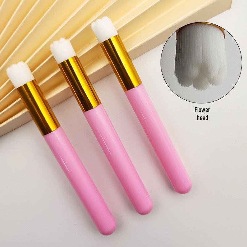 Angled Nose Shadow & Eyelash Cleaning Brush - Blackhead Remover, Makeup & Beauty Tool