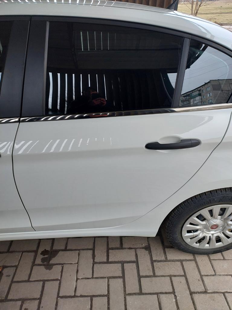 Lower Glass Moldings Dark Chrome (stainless Steel) Sedan/HB (4 Pieces) for Fiat Tipo 2016-