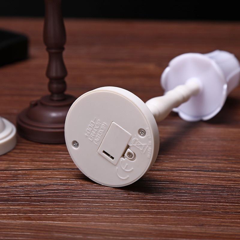 1/6 Scale Dollhouse Miniature LED Lamp Floor Lamp for Doll Home Decor Toy with White Light Cover for Scale Dollhouse Accessories