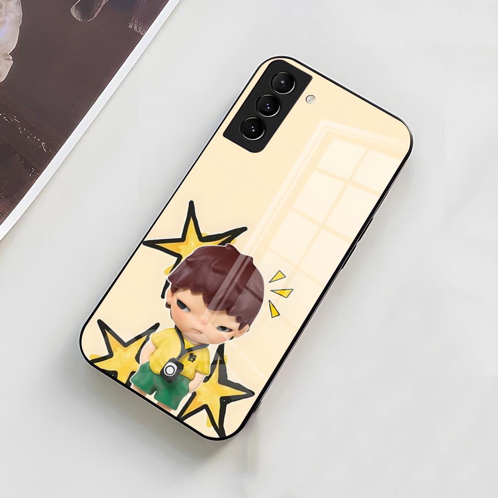 Cute H-HIRONOS Boy Phone Case For Samsung A56 A36 A26 A16 A15 A25 A35 A55 A14 A34 A24 A54 Glass Case