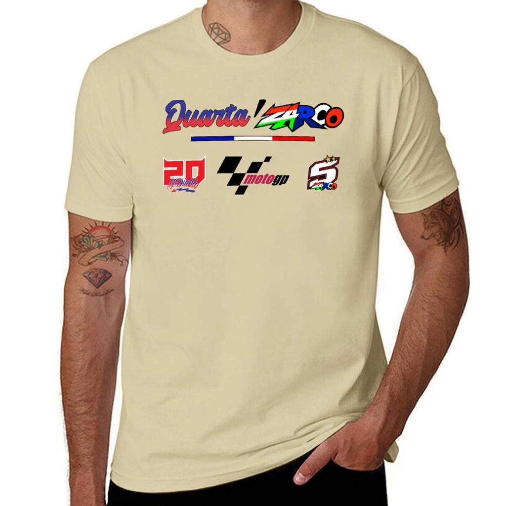 Quartararo X Zarco T-Shirt Customs Design Your Own Graphics Mens Graphic T-shirts Pack