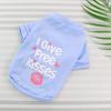 Pet Dog Cat T-Shirt Short Sleeve Casual Wear Small Medium Dogs Cats