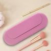 Silicone Makeup Brush Organizer Storage Box Large Capacity Magnetic Closure Waterproof Portable Travel Cosmetic Brush Case