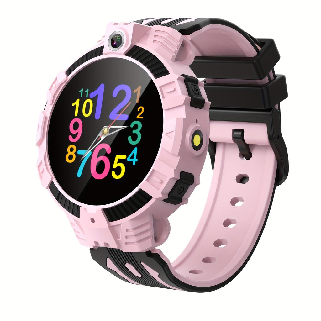 Reloj Inteligente para Niños de 1.44" con Pantalla Táctil, 14 Juegos, Cámara, Reproductor de Música, Alarma, Podómetro y Linterna – Regalo de Reloj Educativo para Niños de 3 a 12 años
