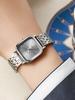 Fashion Light Luxury All-match Steel Band Square Dial Women's Quartz Watch, Suitable for Everyday Wear, Thanksgiving and Christm