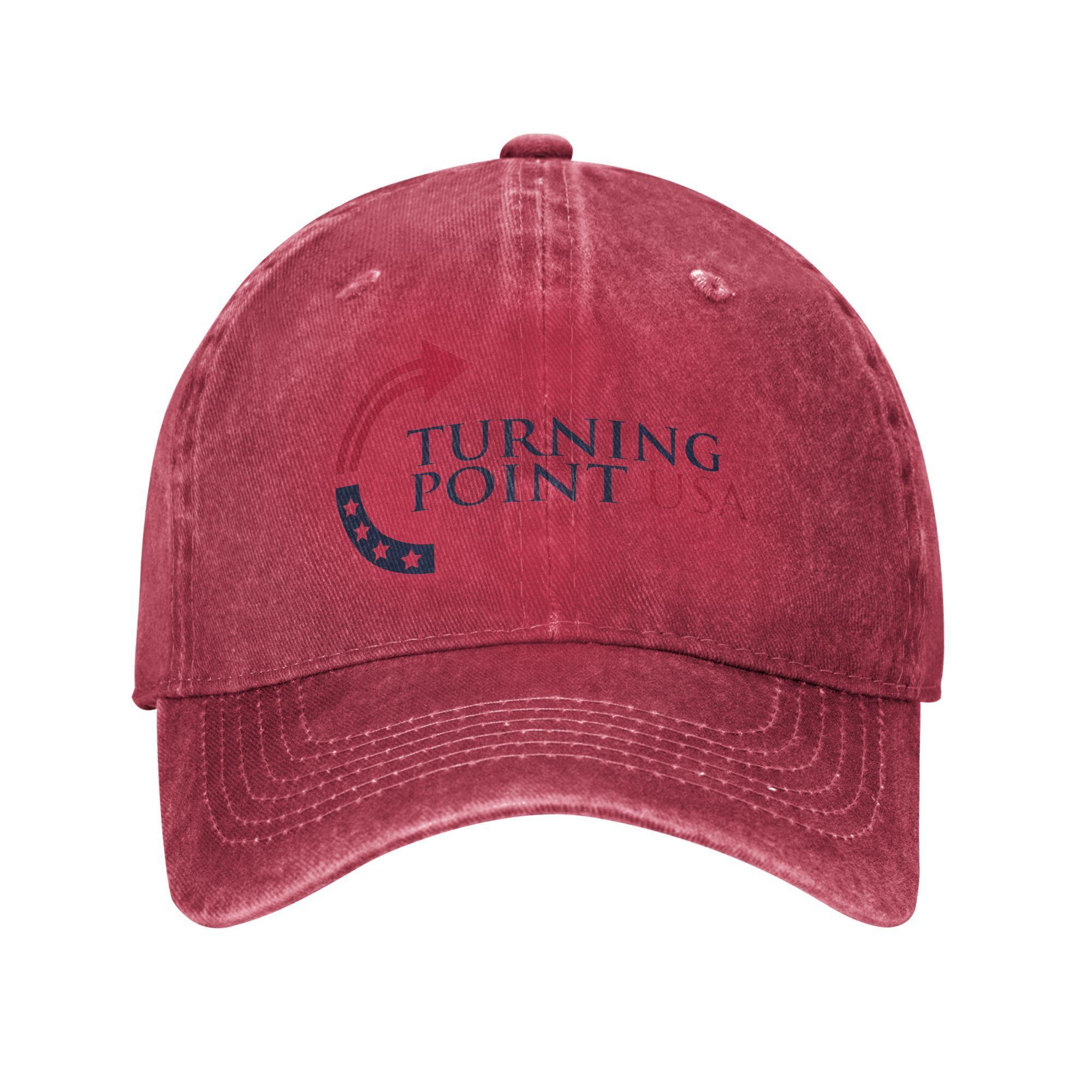 Turning Point USA Charlie Kirk Headwear Baseball Cap Unisex Fashion Hats Cap Adjustable Trucker Hats Snapback Cap One Size