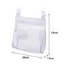 Yamazaki Jitsugyo Storage Bag Bath Toy Bag Square White 3367