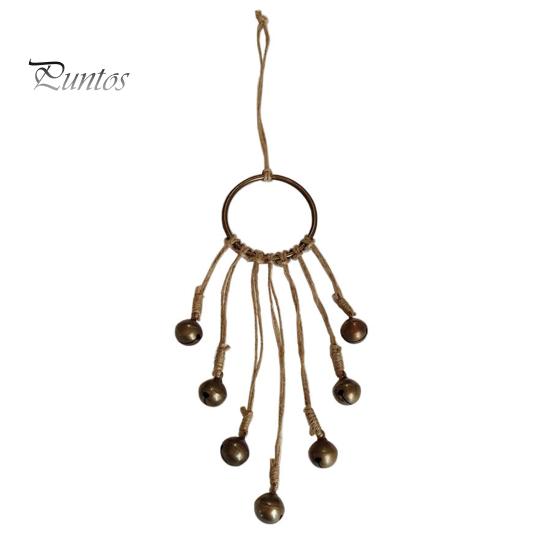 

Колокольчики ведьмы для двери, колокольчик в винтажном стиле с подвесной веревкой, подвесное украшение на дверь в стиле ведьмы в стиле Хэллоуина B