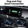Mini Ultra 3 CarlinKit Wireless Android Auto & CarPlay Adapter 2.4Ghz&5Ghz WiFi BLE Auto Connect OTA Upgrade Mini Smart Car Box