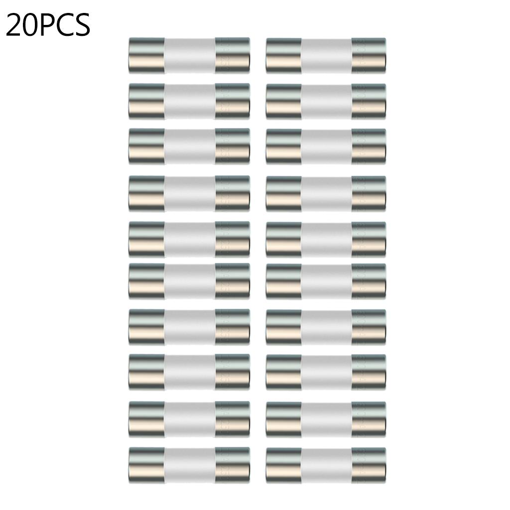 20pcs Ceramic Fuses For Multimeter Instrument 600mA Ceramic Fuses