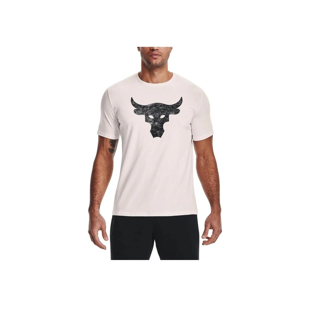 Under Armour Project Rock Brahma Bull Loose Casual Soft Short Sleeve T-Shirt Men Tops 1361733-131