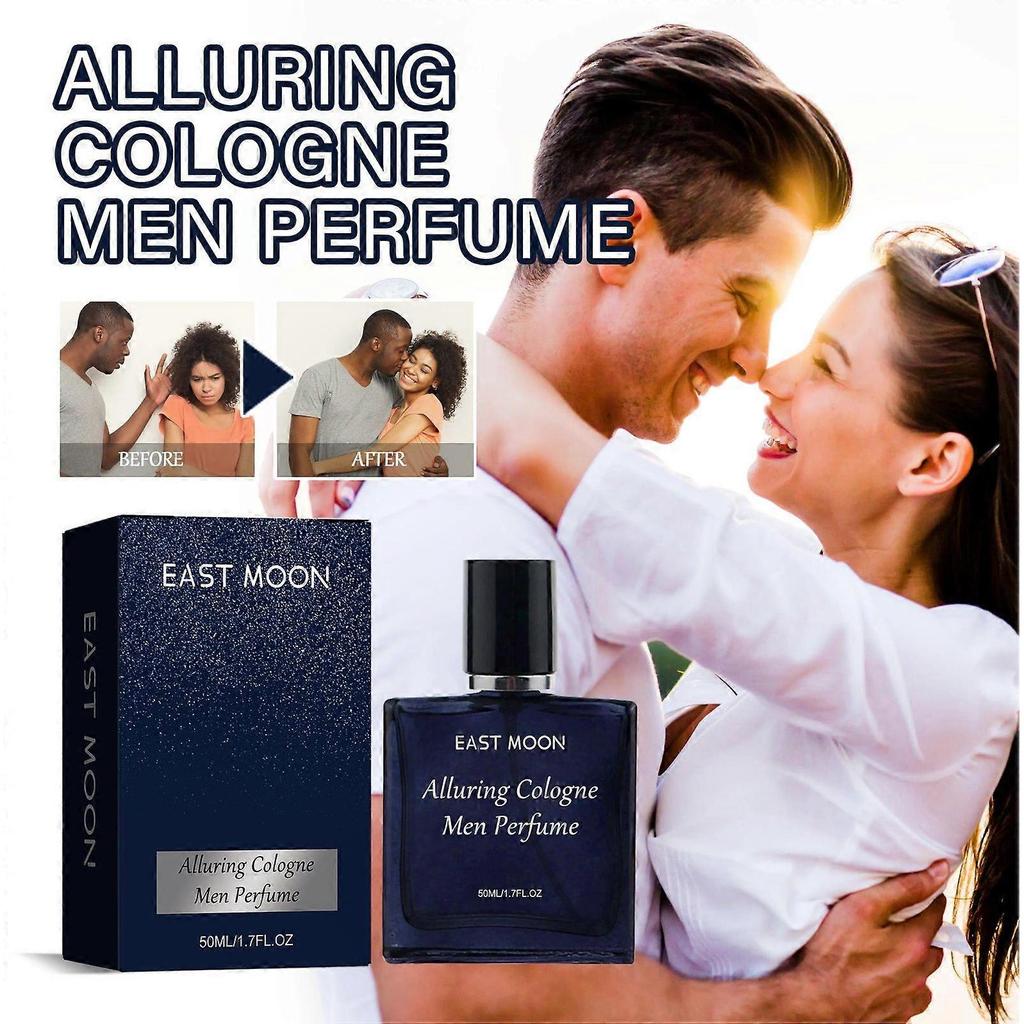 East Moon Men's Cologne Is A Fresh, Natural, Elegant And Long-Lasting Fragrance, A Gentleman's Date Atmosphere Perfume
