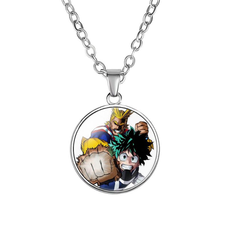 My Hero Academia Pendant Necklace Handmade Alloy Cartoon Character Jewelry