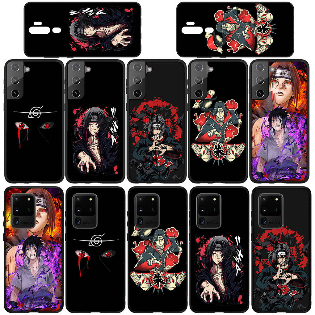 Phone Case for iPhone 17 15 16 Plus XR Redmi Note 14 12 11 13 Pro Max Huawei P30 P20 Lite OPPO A60 A40 A80 A18 Anime Itachi Uchiha Sasuke Naruto Cover