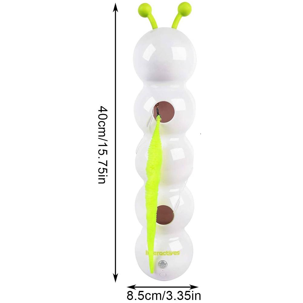 2025 New Intelligent Interactive Cat Toy Intelligent Earthworm Pole Automatic Popping Hole From The Hole Teasing Cat Toy