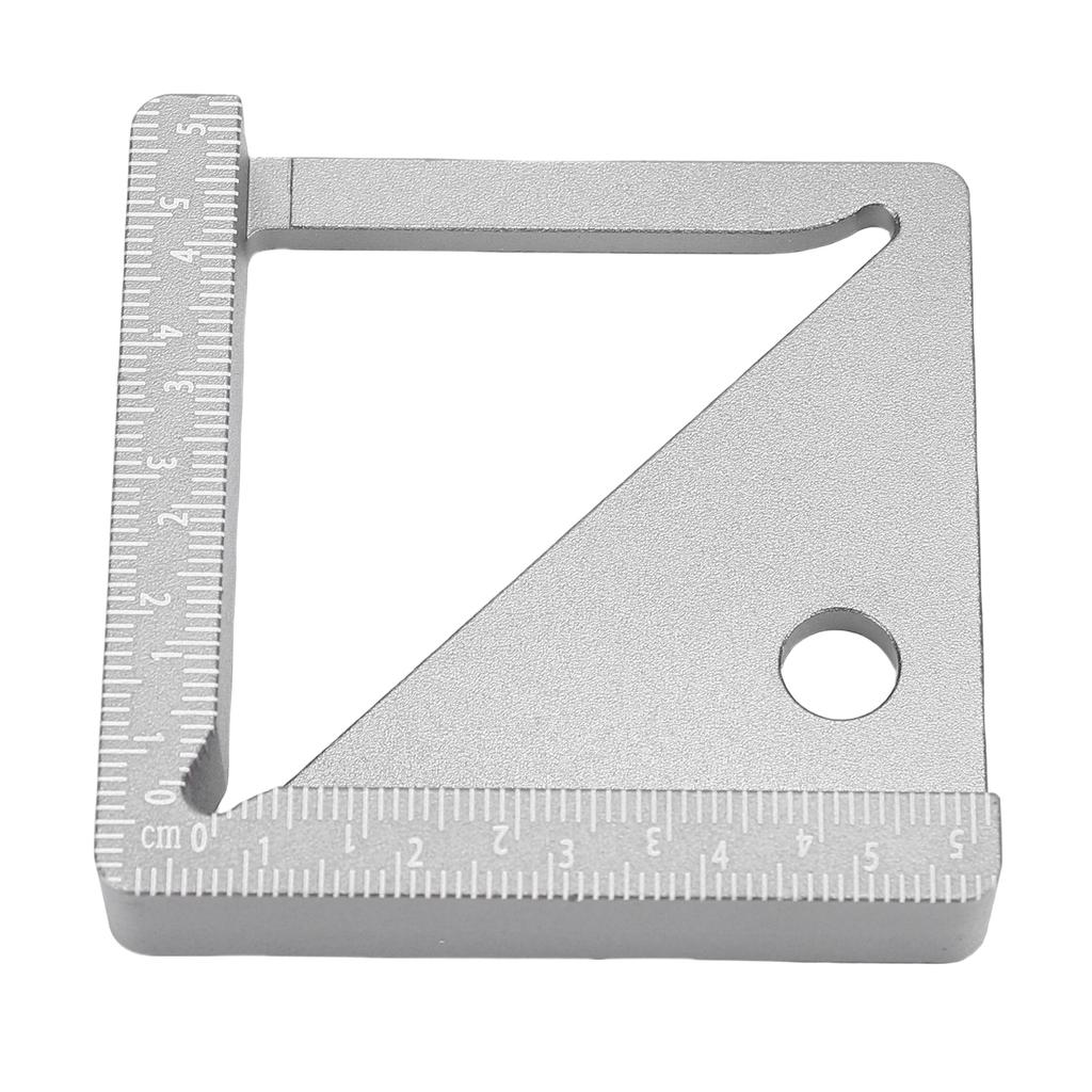 Woodworking Measurement Ruler Aluminum Alloy Height Width Diameter Measurements Linear Angle Marking Multifunctional