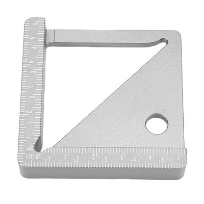 Woodworking Measurement Ruler Aluminum Alloy Height Width Diameter Measurements Linear Angle Marking Multifunctional