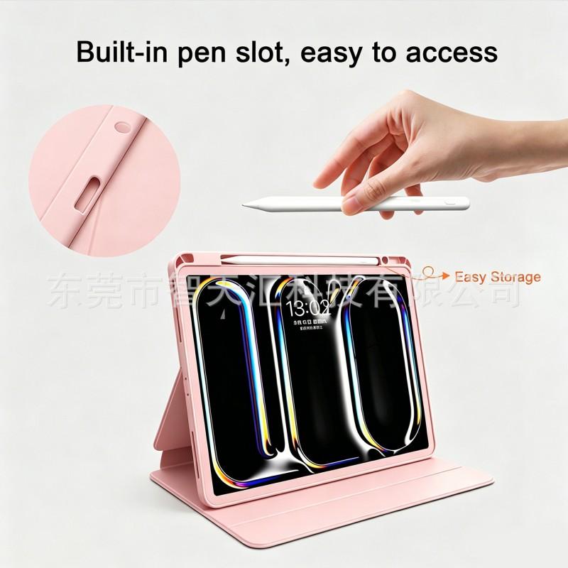 360 Rotating Magnetic Case IPad Pro 11 Air - Flip Stand Cover