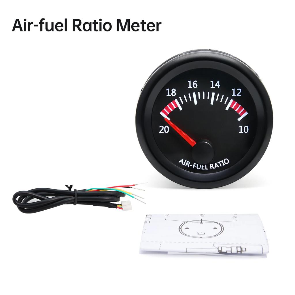 52mm 12V Car Oil Pressure Gauge Water Temp Oil Temp Volt Air Fuel Ratio Boost Exhaust Temp LED Meter For 12V Racing Gauge