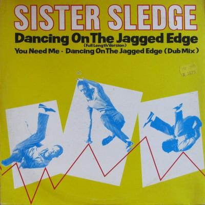 12inch Record SISTER SLEDGE  Dancing On The Jagged Edge A9520T Atlantic 1985 Europe Dance  Electronica Used