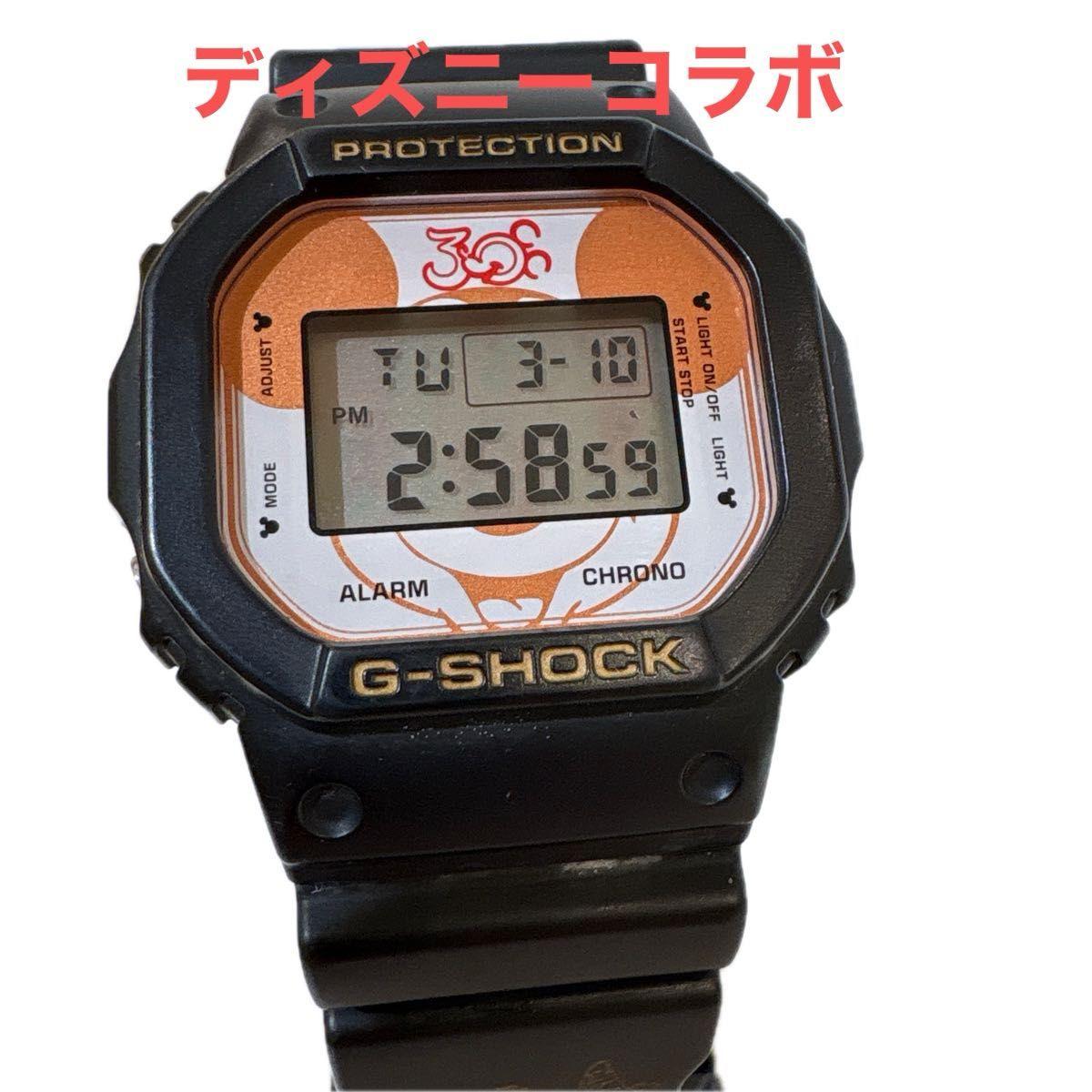 G-SHOCK 30th Anniversary Tokyo Disneyland Collaboration DW-5600VT New battery replaced used watch Working item