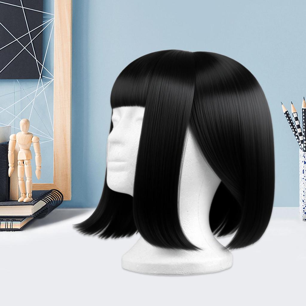 Women Wig Display Foam Head Mannequin Styling Stand for Cosmetology Beginners Salon Beauty Fashion Show Training Practice