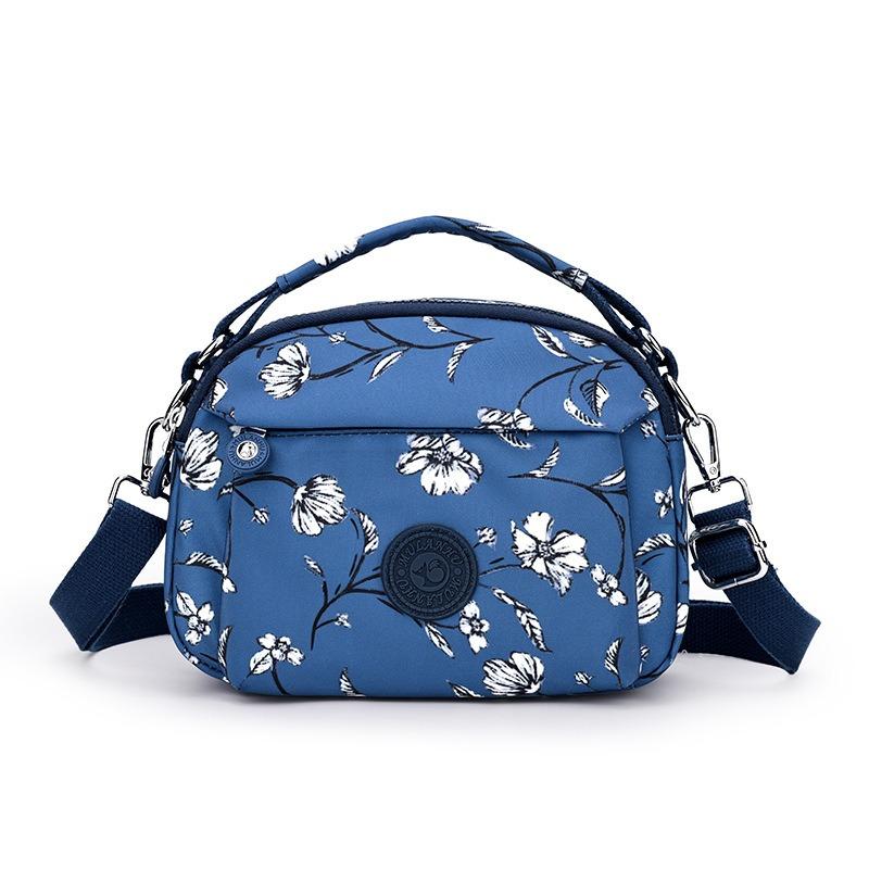 

Модная сумка через плечо с принтом, новая многокарманная повседневная трендовая сумка-мессенджер, нейлоновая универсальная сумка для женщин