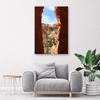 Canvas print, View of the rocky landscape