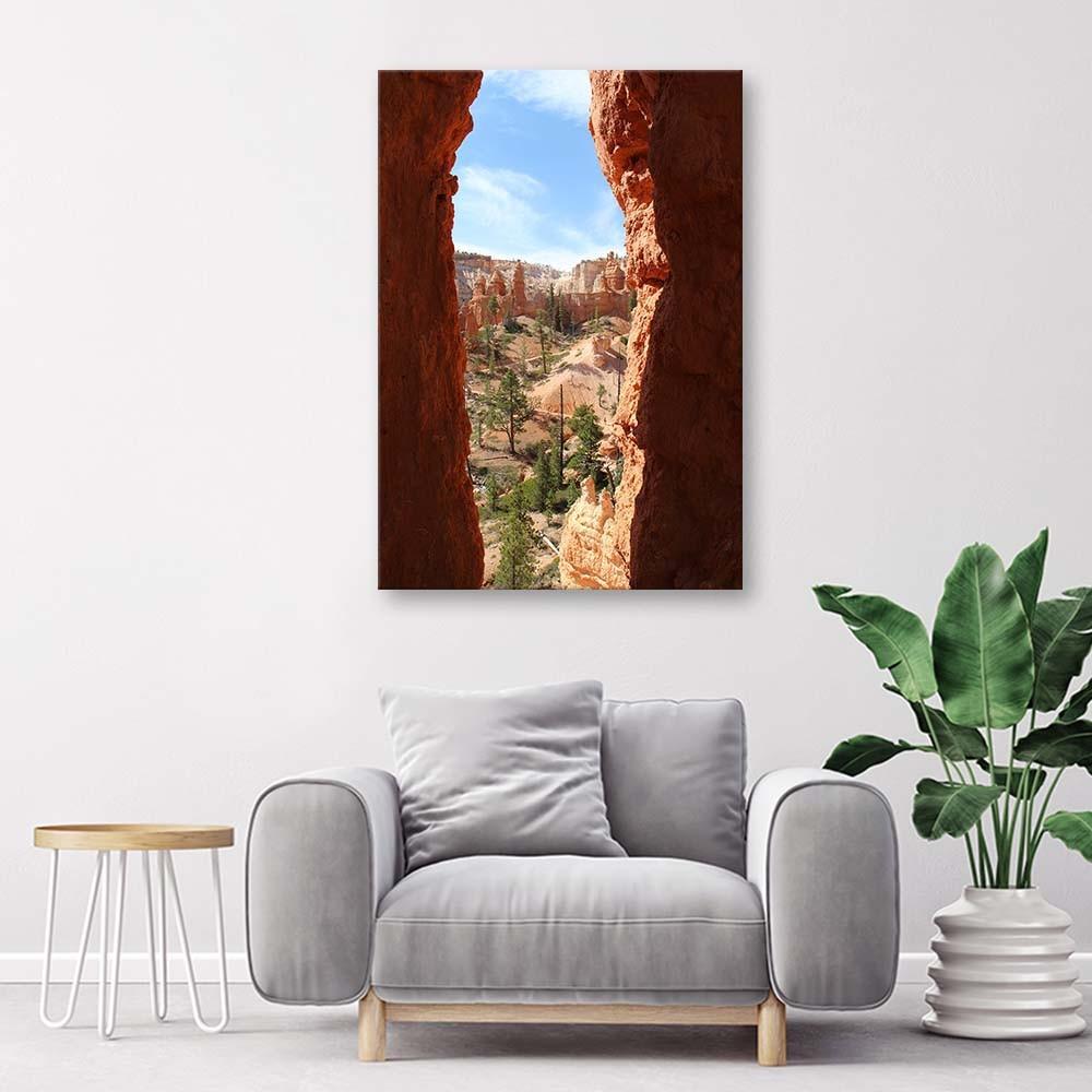 Canvas Print, View of the Rocky Landscape