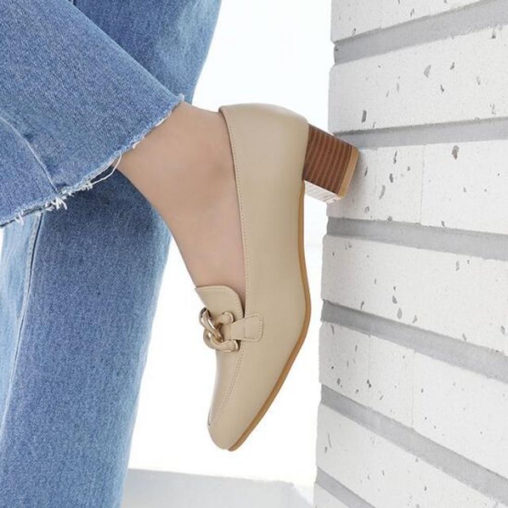 Jisyu  Chunky Heel Pumps 4cm