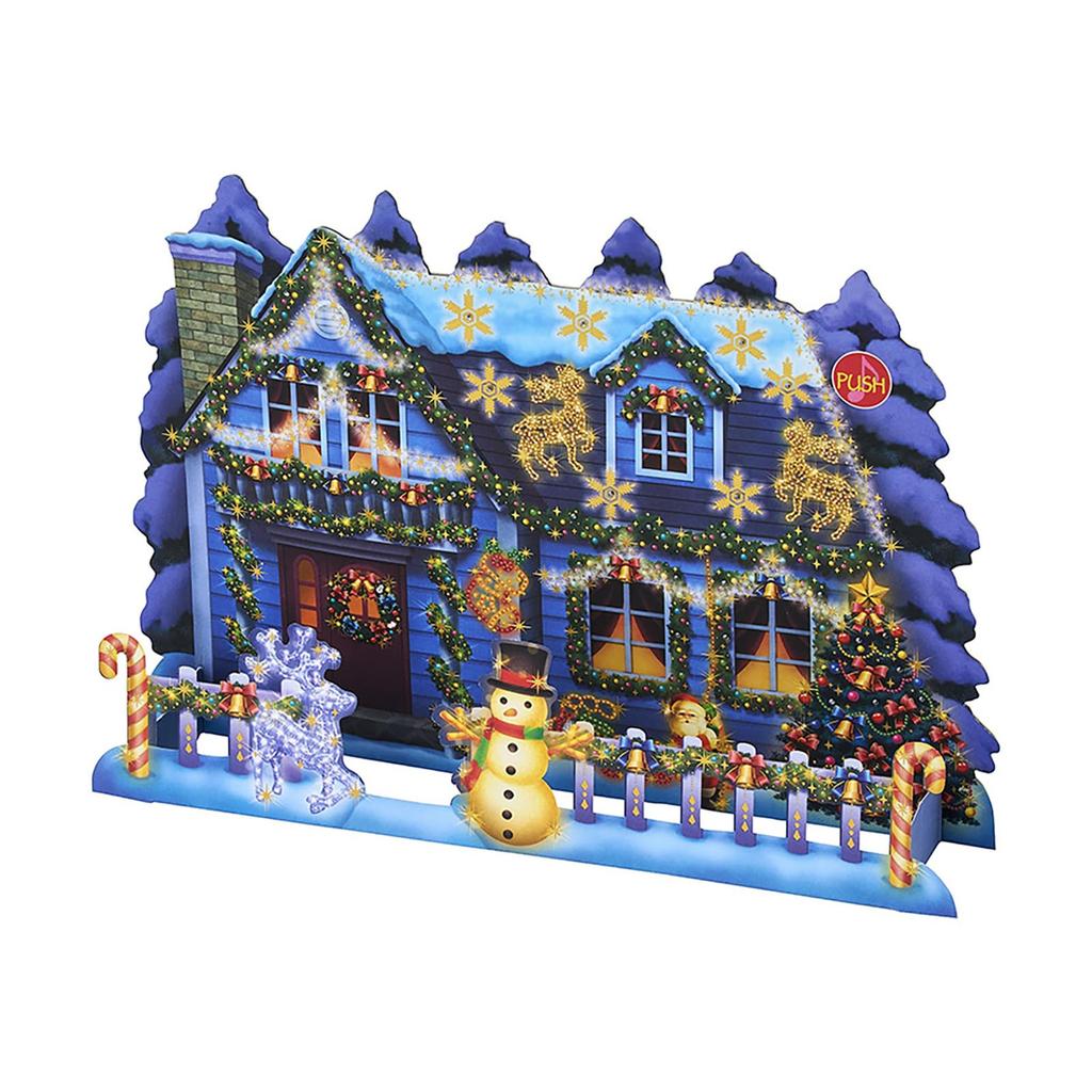 Sanrio Christmas Message Christmas Lights Illumination House JXPM 244350 Card, Card, & Melodies, 15-5,