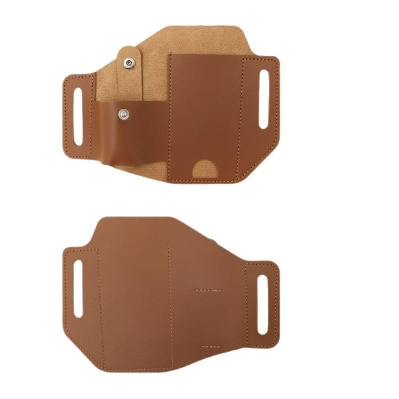 Compactly PU Leather Strategic Pocketknife Sheath And Compass Organizers For Camping Hiking Adventures