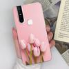 Phone Cover For Vivo V27 S15 U20 V15 V19 V20 V21 Elegant Flowers Patterns Transparent Silicone Anti Slip Durable Protective Shell For Vivo Bumper Case