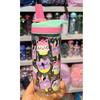 Smiggle Australia Silicone Spout Straw Water Bottle School Kids Tumbler Leakproof BPA-Free 400ml Fun Portable Hydration