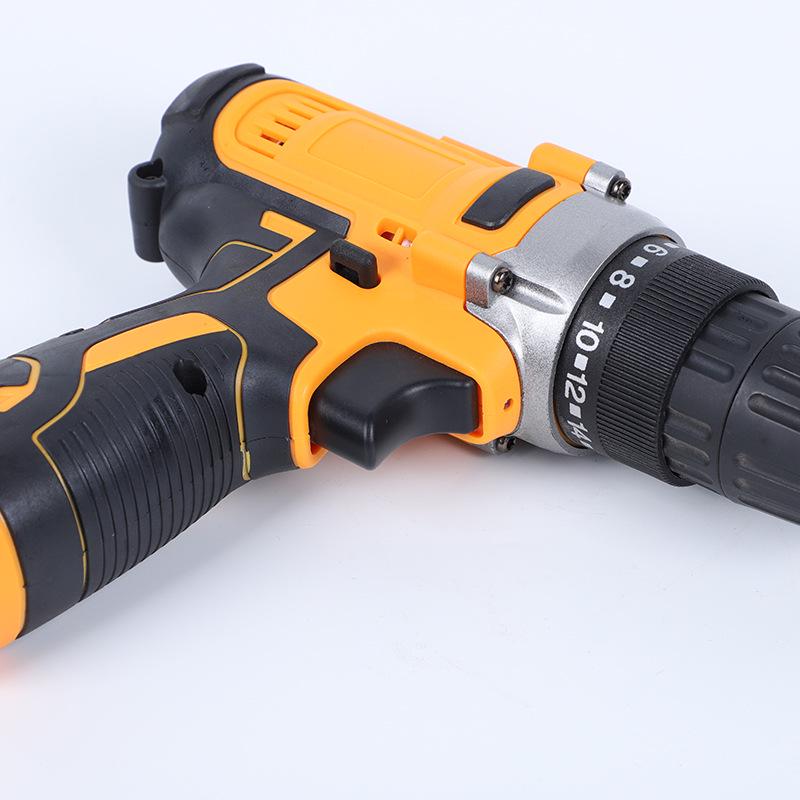 21V Rechargeable Brushless Lithium-Ion Impact Drill - High Power Handheld Tool for Home Use