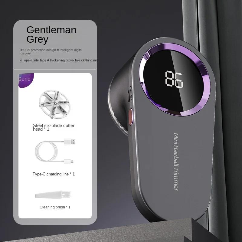 Dispozitiv de îndepărtare a scamelor pentru îmbrăcăminte Dispozitiv electric portabil de îndepărtare a peletei Fuzz Display LED Reîncărcabil pentru haine Aparat de ras pentru țesături Dispozitiv de îndepărtare a pufurilor