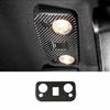 For Ford Mustang 2015- Real Carbon Fiber Front Reading Light Lamp Frame Trim