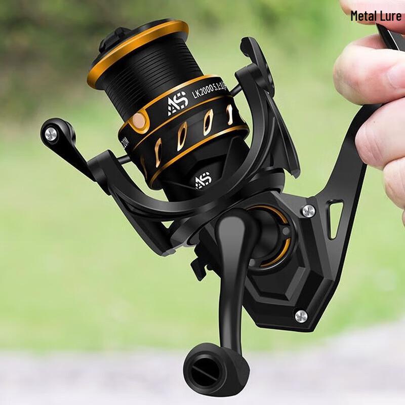 IOSN Metal Long Cast Spinning Fishing Reel LK5000
