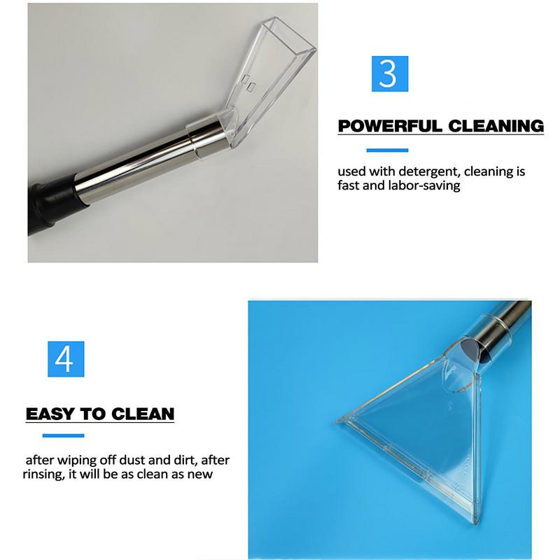 1PC 38mm Vacuum Cleaner Swivel Head Floor Nozzle Transparent Sofa Carpet Cleaner Clear Nozzles Vacuum Cleaner Parts