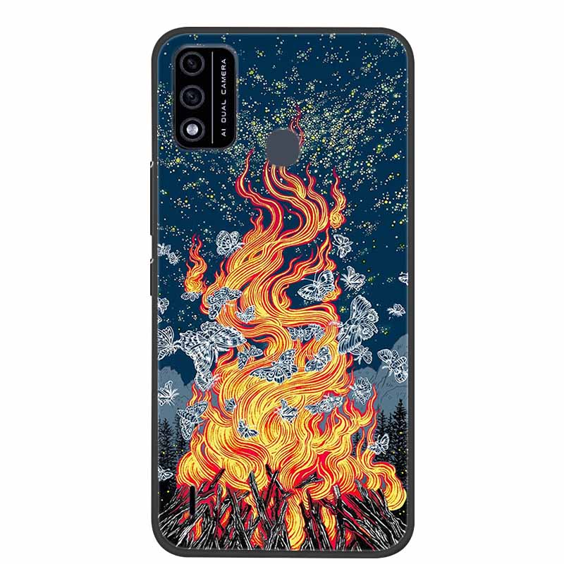 For Itel A48 Case Soft Silicone Cool Cartoon Case For ItelA48 Back Cover for ITEL A 48 Cases Fashion TPU Phone Fundas New Capa