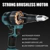 88VF Cordless Rivet Nut Gun Brushess Electric Rivet Gun Drill Insert Riveting Tool with LED Light