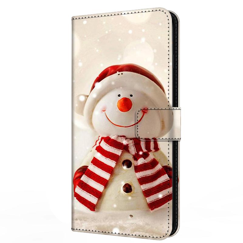 Wallet Cover For Oppo A5 4G 5G Case A5i Pro A5m Flip Stand Book Magnetic Leather Case For Oppo A5x 4G 5G Christmas Cases A 5x