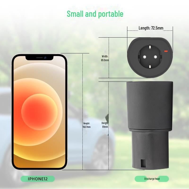 European Standard EV Power Socket and Plug for External Discharge