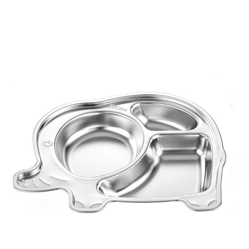 304 Stainless Steel Food Plate Animal Shape Cafeteria Plate Cartoon Tableware  Kindergarten School