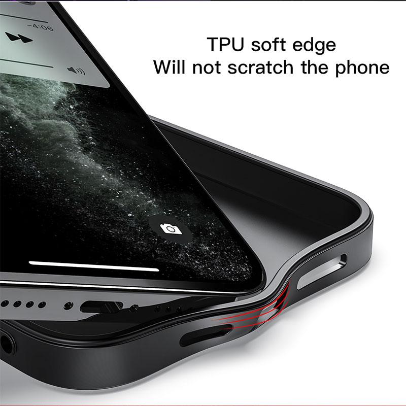 Funda de vidrio templado de una pieza para iPhone 13, 11, 14, Pro, 12, 7, 8 Plus, SE 2022, XR, X, XS Max, 6, 6S