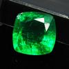 Cushion Cut Natural CERTIFIED 8 Ct Green Colombian Emerald Loose Gemstone A-3505b