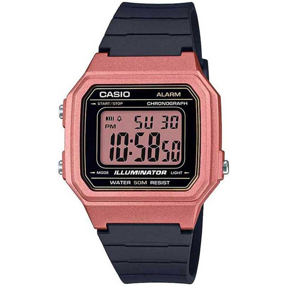 Casio W217HM 5AV Quartz Watch Black Men s Overseas Model
