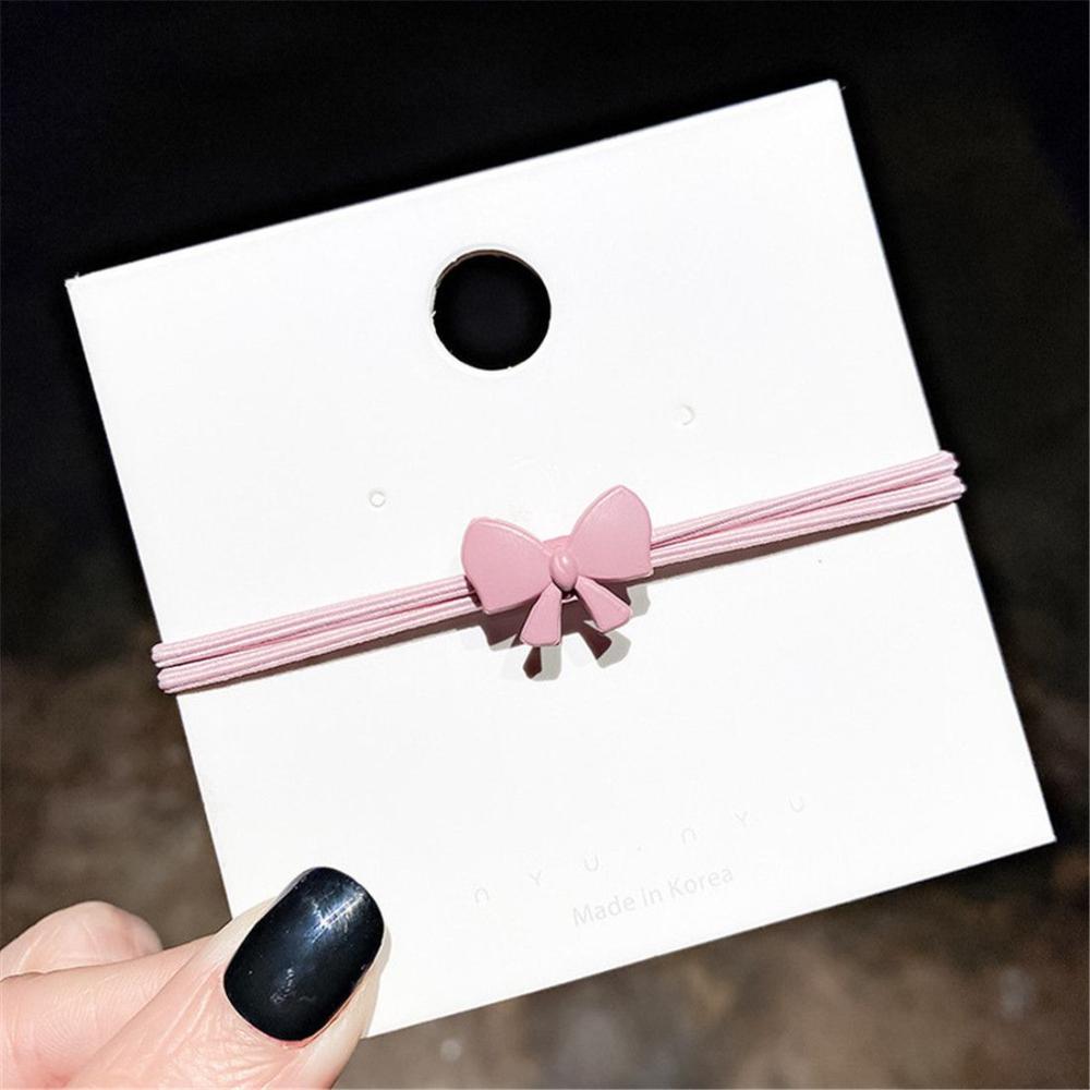 Cute Women Girl High Elastic Bow Hair Tie Rope Hair Ring