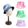 Hand-painted Tie-dye Fisherman Hat Unisex Reversible Cap Outdoor Wear Offering Sun Protection Casual Relaxed Style for Men Women