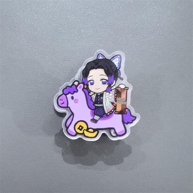 Year of the Horse Demon Slayer Cartoon Acrylic Double-Sided Tomioka Giyu Folder Clip